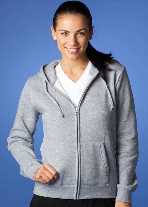 grey zip hoodie ladies