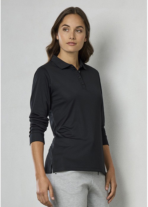 Action Long Sleeved Polo - Ladies